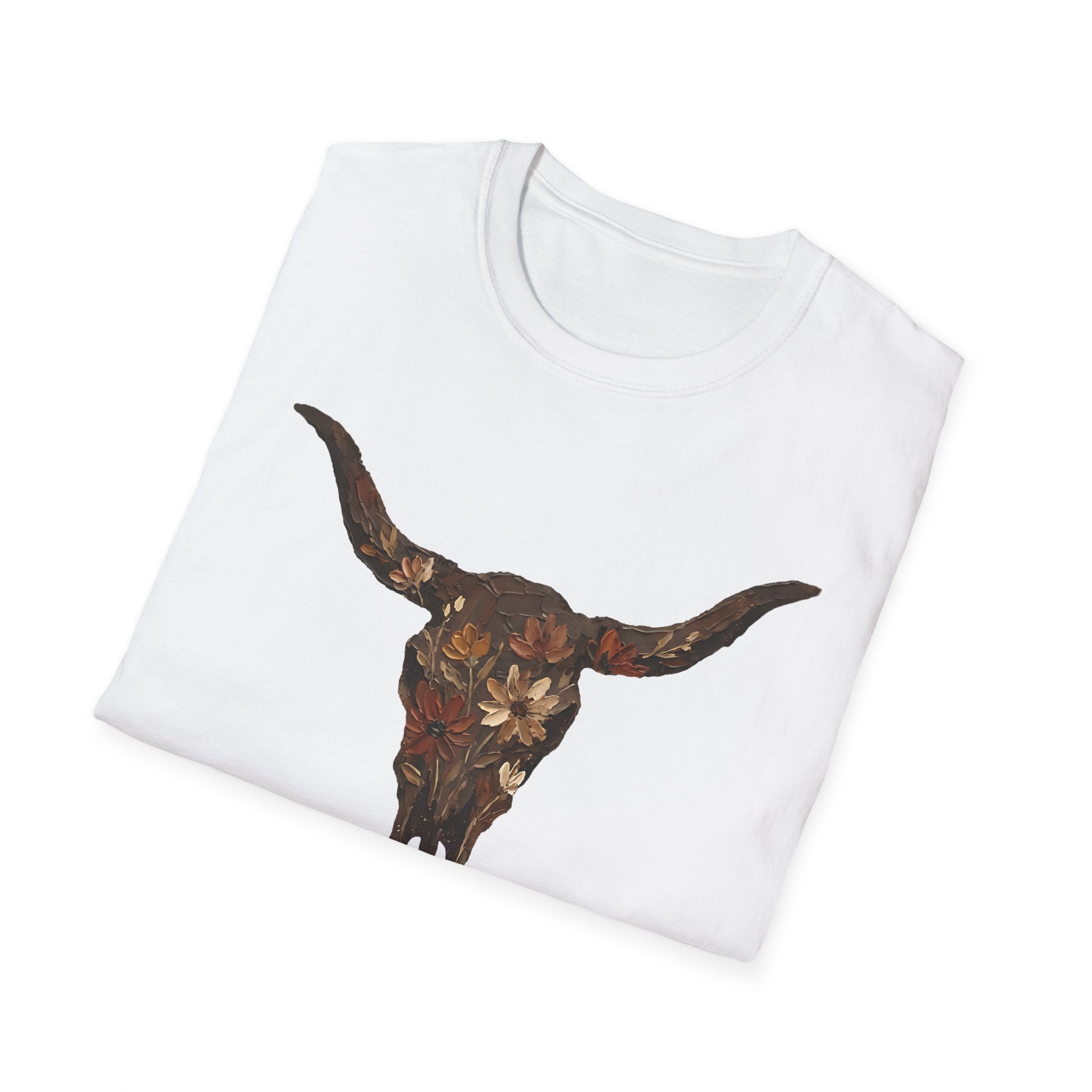 Longhorn Skull Graphic T-Shirt