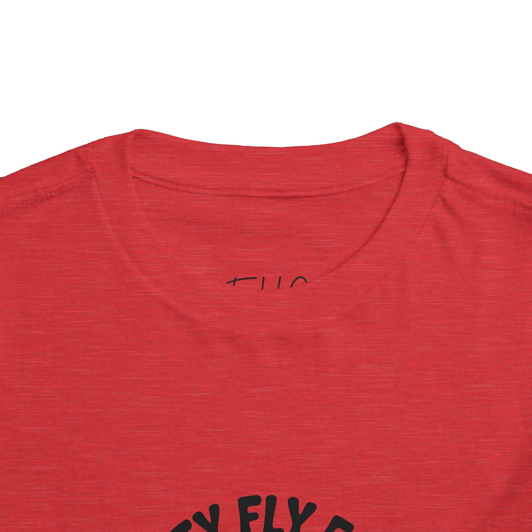 Toddler Tee — "Pretty Fly for a Little Guy" Checkered Vintage Graphic