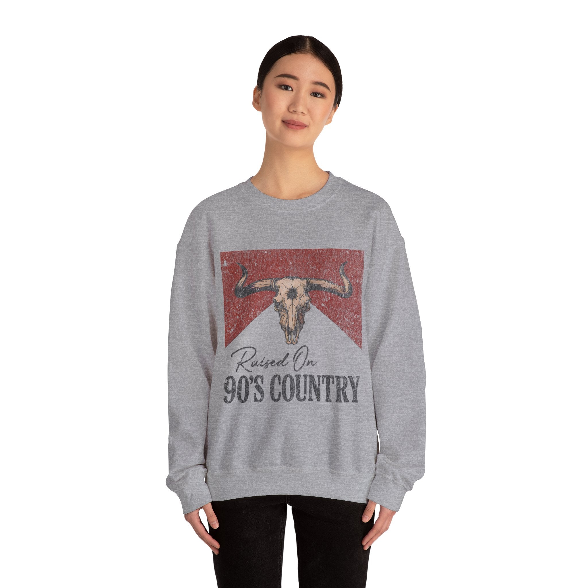 Raised On 90's Country Crewneck Sweatshirt