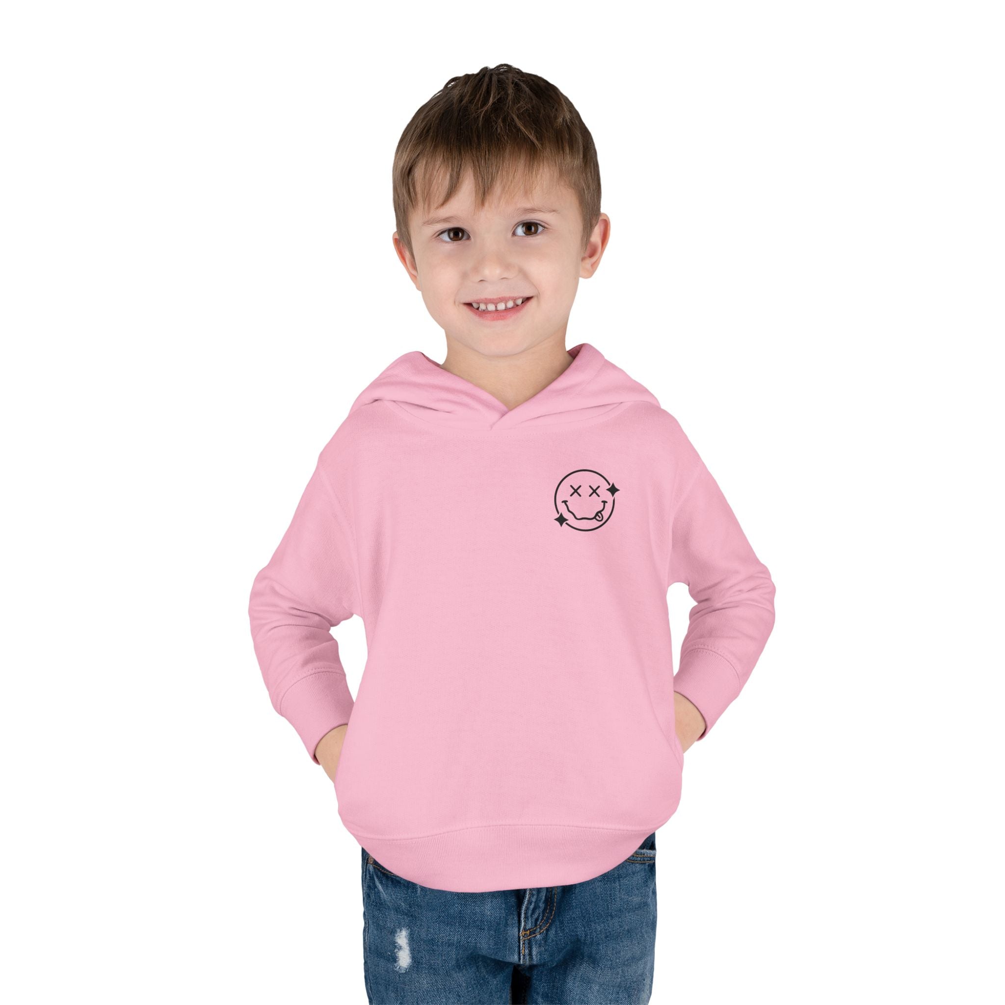 Toddler Hoodie — 'Wild Child' Checkerboard Graphic Pullover