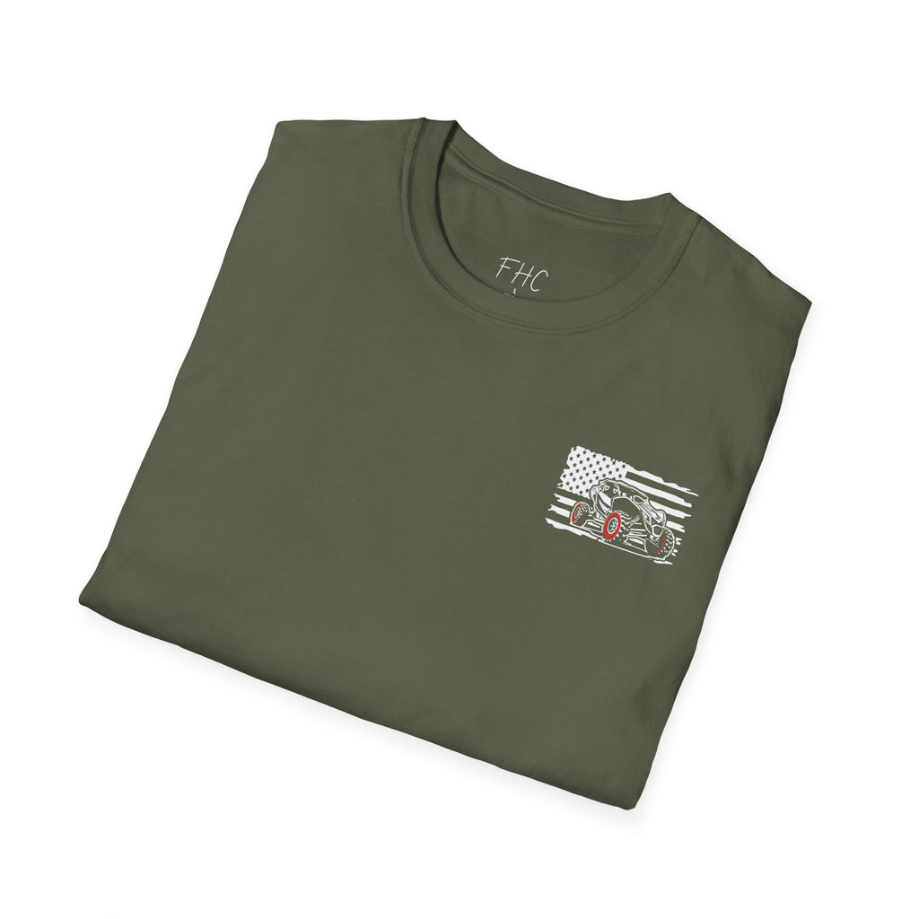 Off-Road UTV American Flag T-Shirt