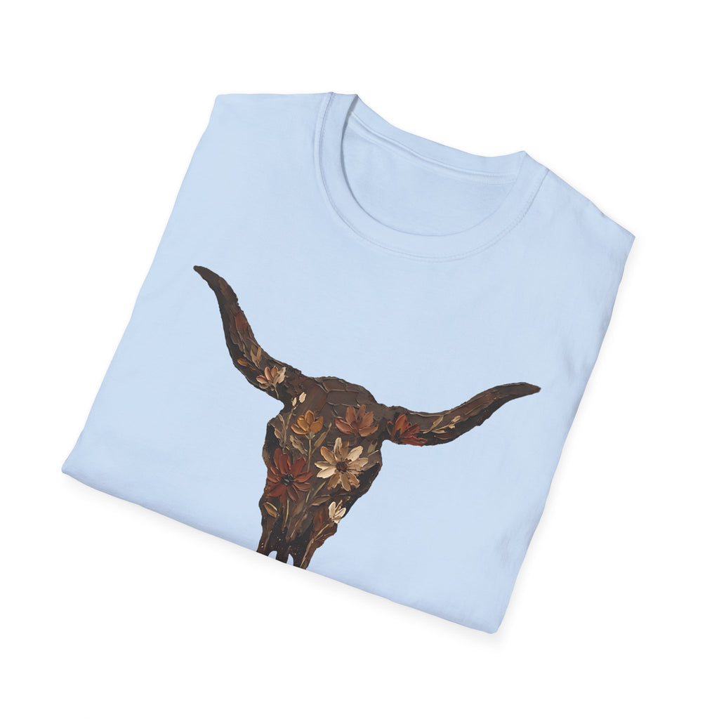 Longhorn Skull Graphic T-Shirt