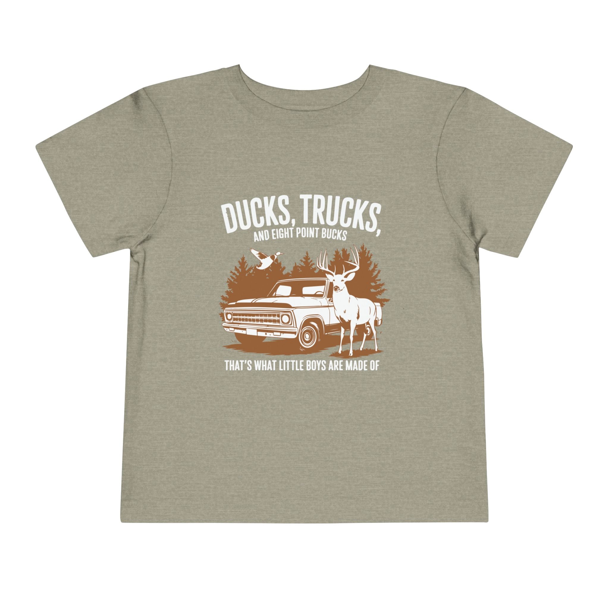 Ducks, Trucks, and Eight Point Bucks- Toddler Tee