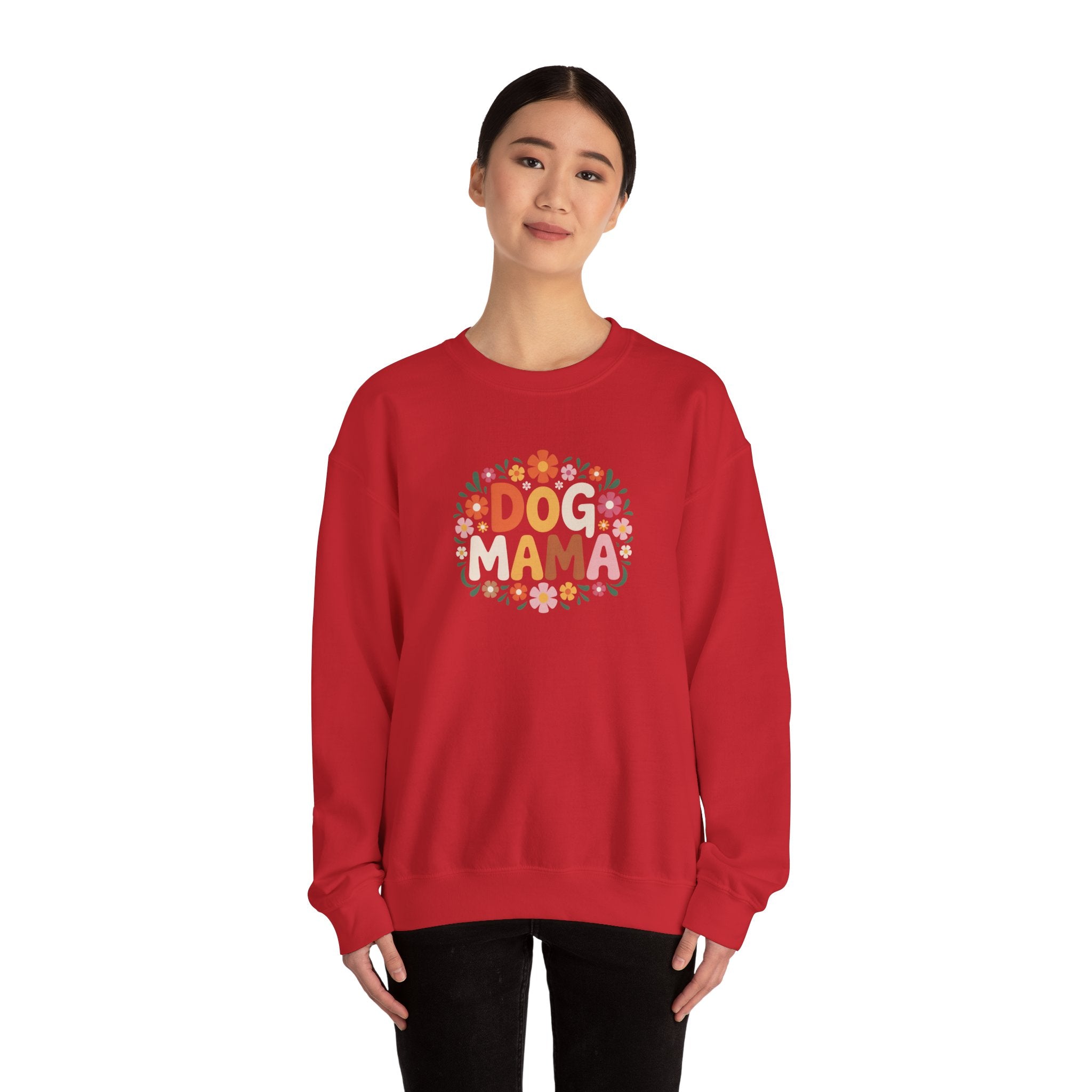 Dog Mama Floral Crewneck