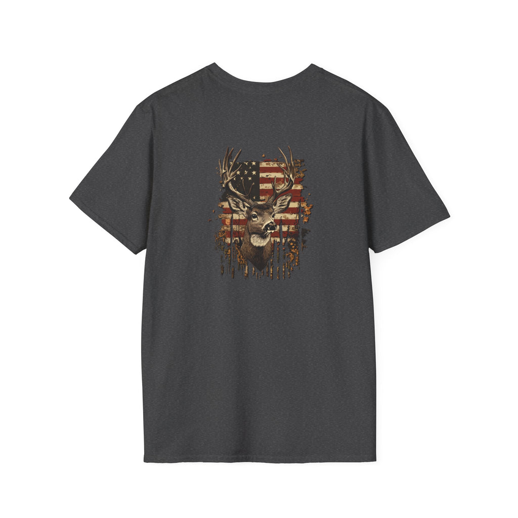 Rustic Patriotic Buck T-Shirt