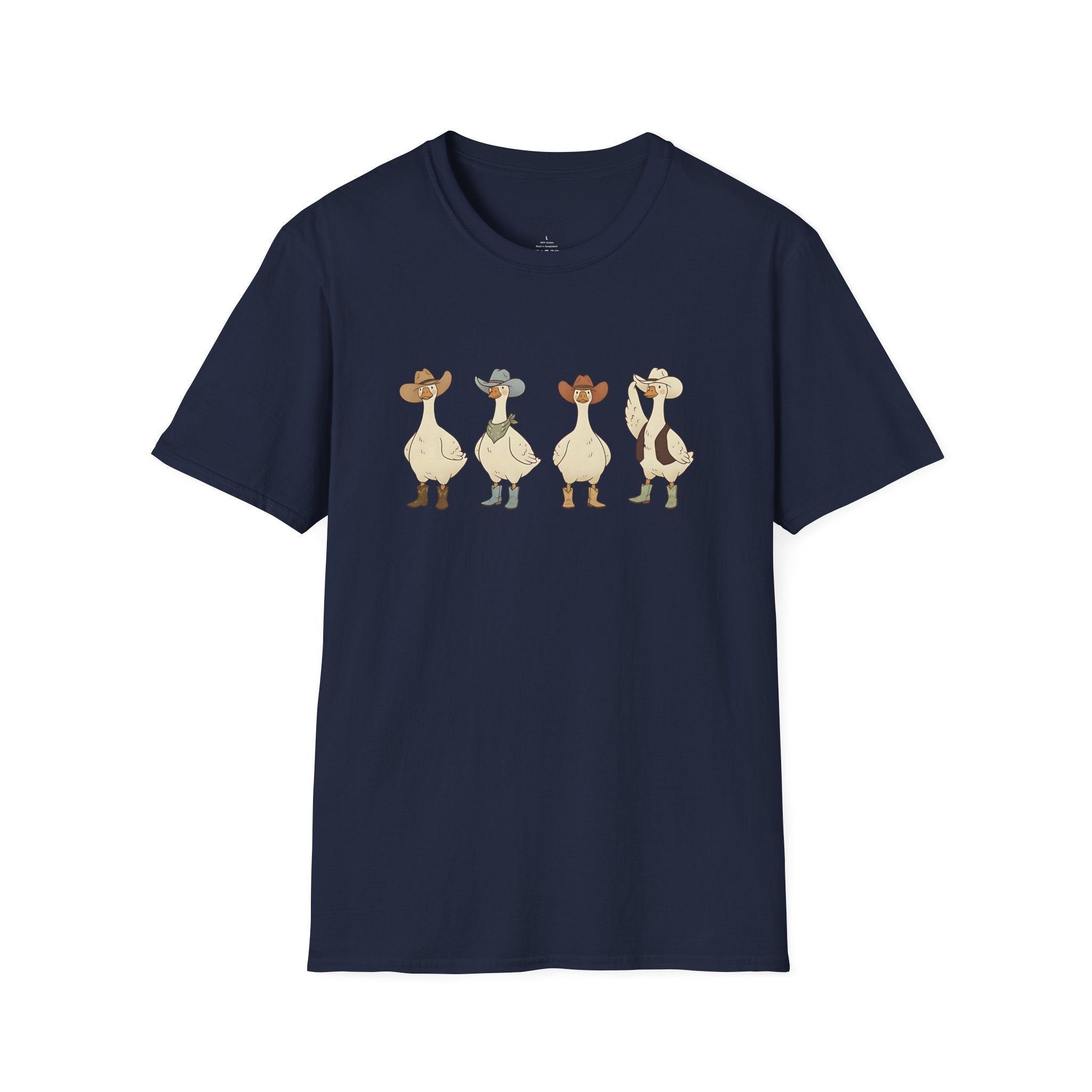 Cowboy Ducks Graphic T-Shirt