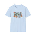 Mama Floral Checkered T-Shirt