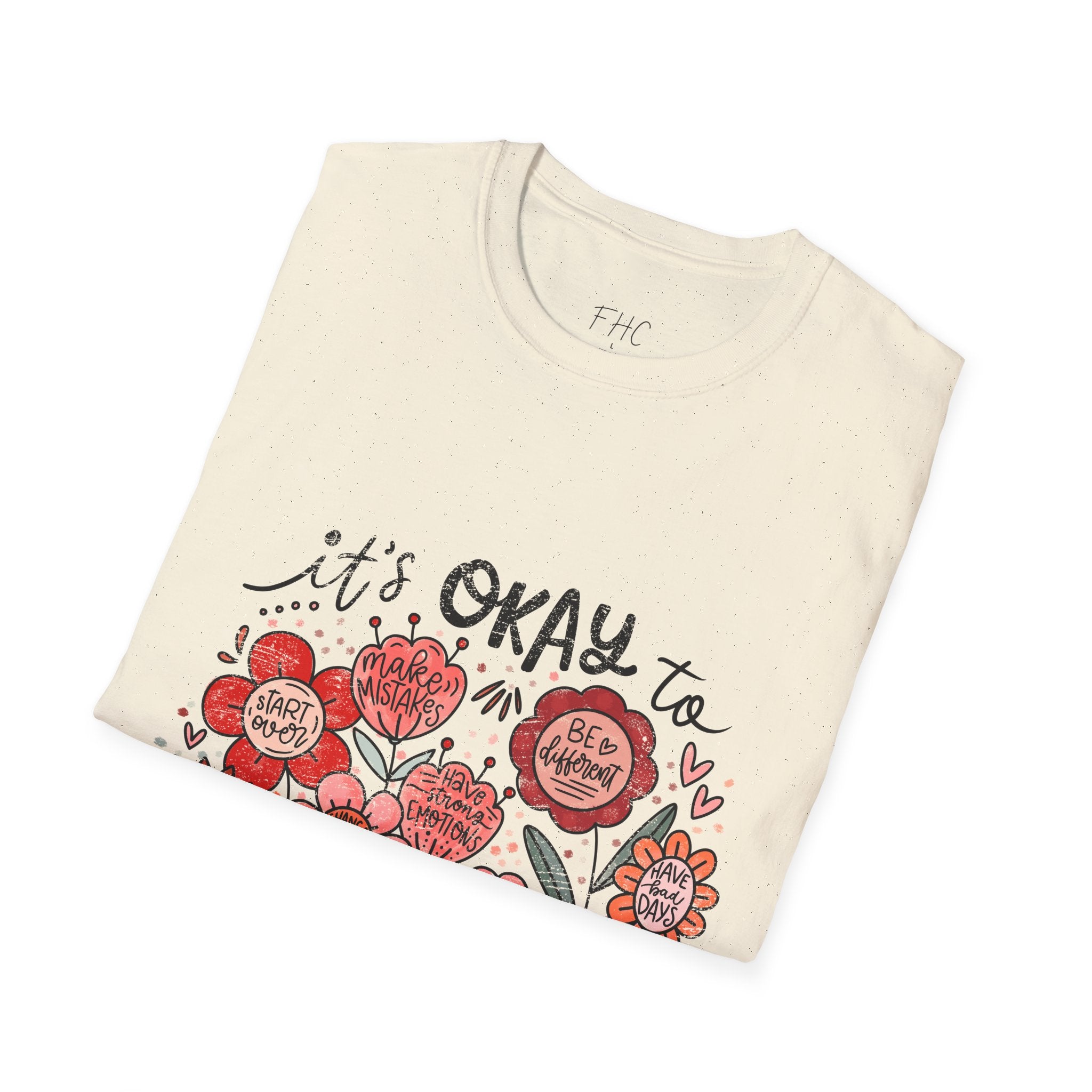 It's Okay Floral T-Shirt
