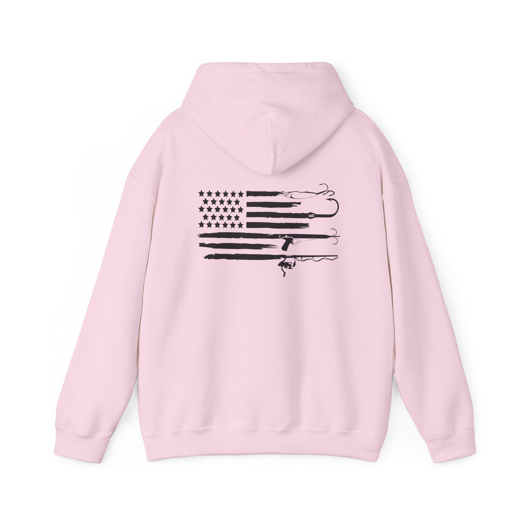 American Flag Fishing Hoodie