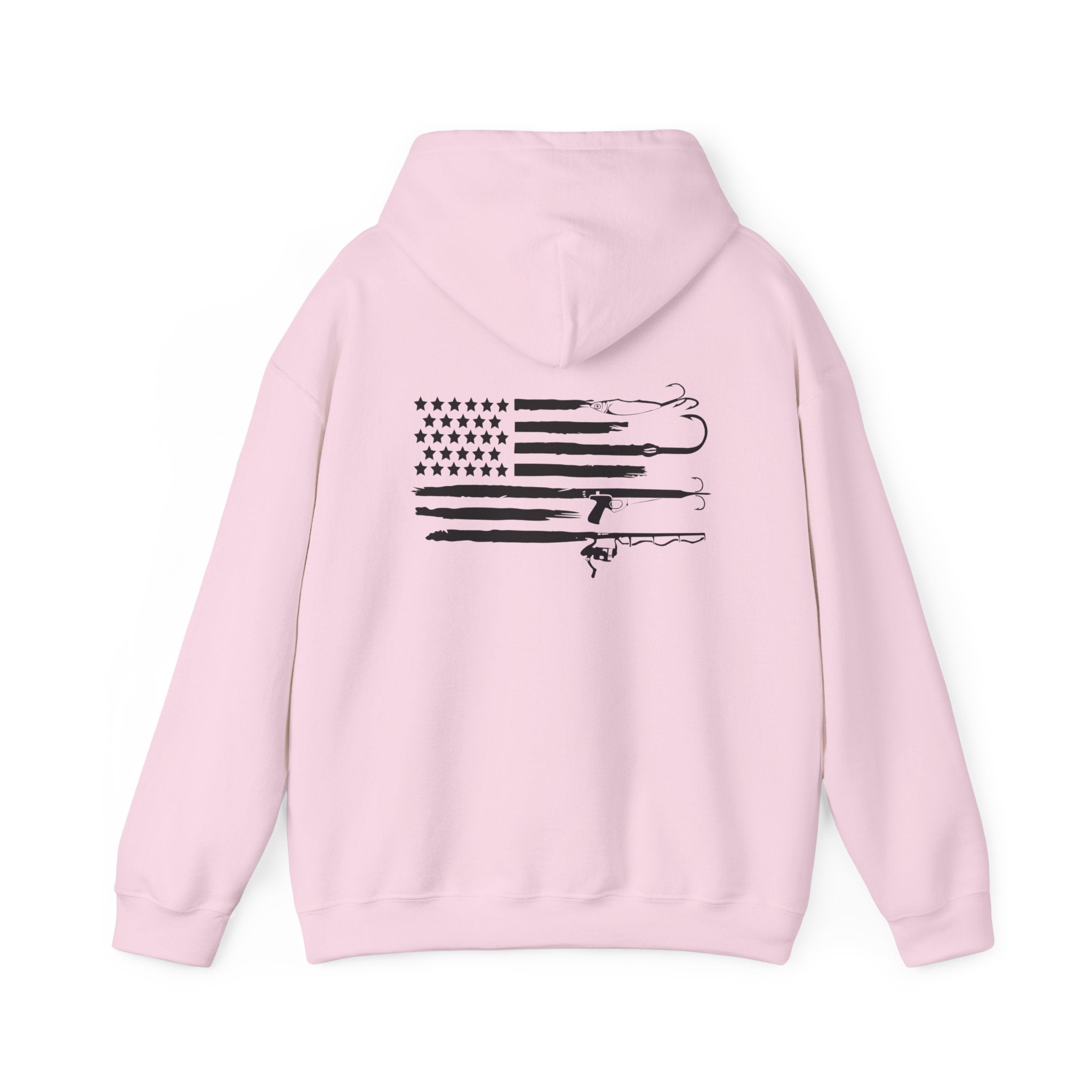 American Flag Fishing Hoodie