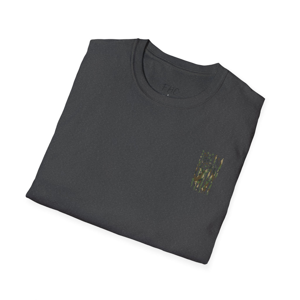 Camo Deer Flag T-Shirt
