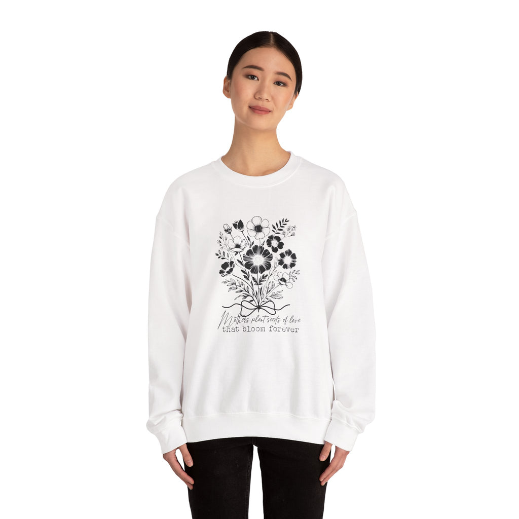 Mother's Day Flower Bouquet Crewneck