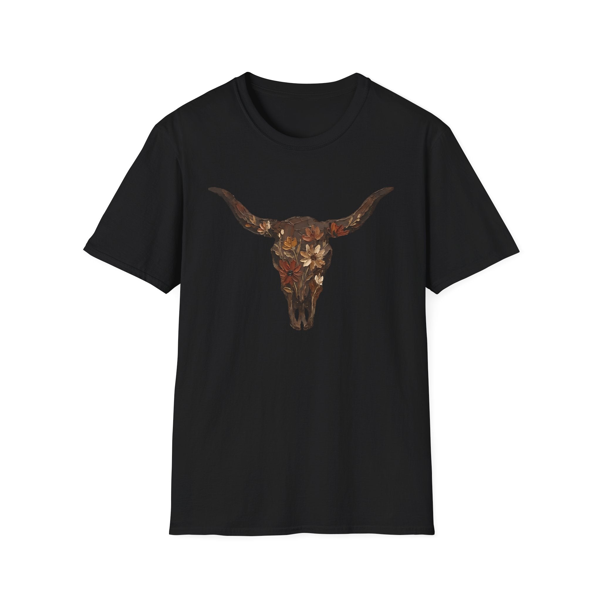 Longhorn Skull Graphic T-Shirt
