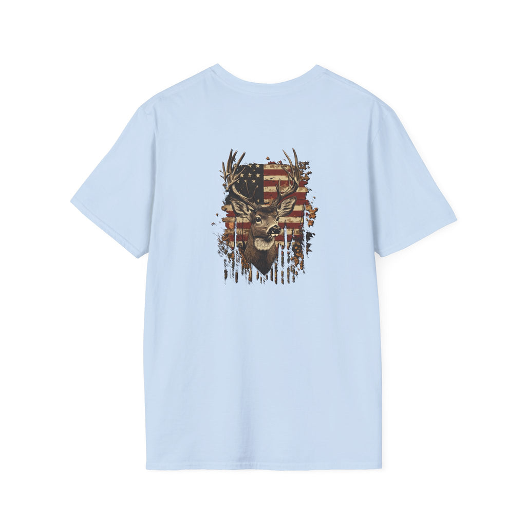 Rustic Patriotic Buck T-Shirt