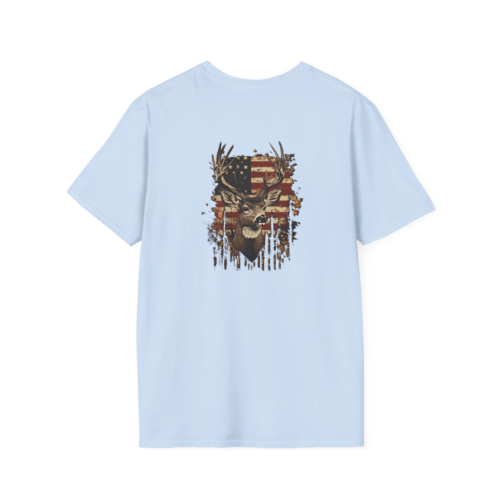 Rustic Patriotic Buck T-Shirt