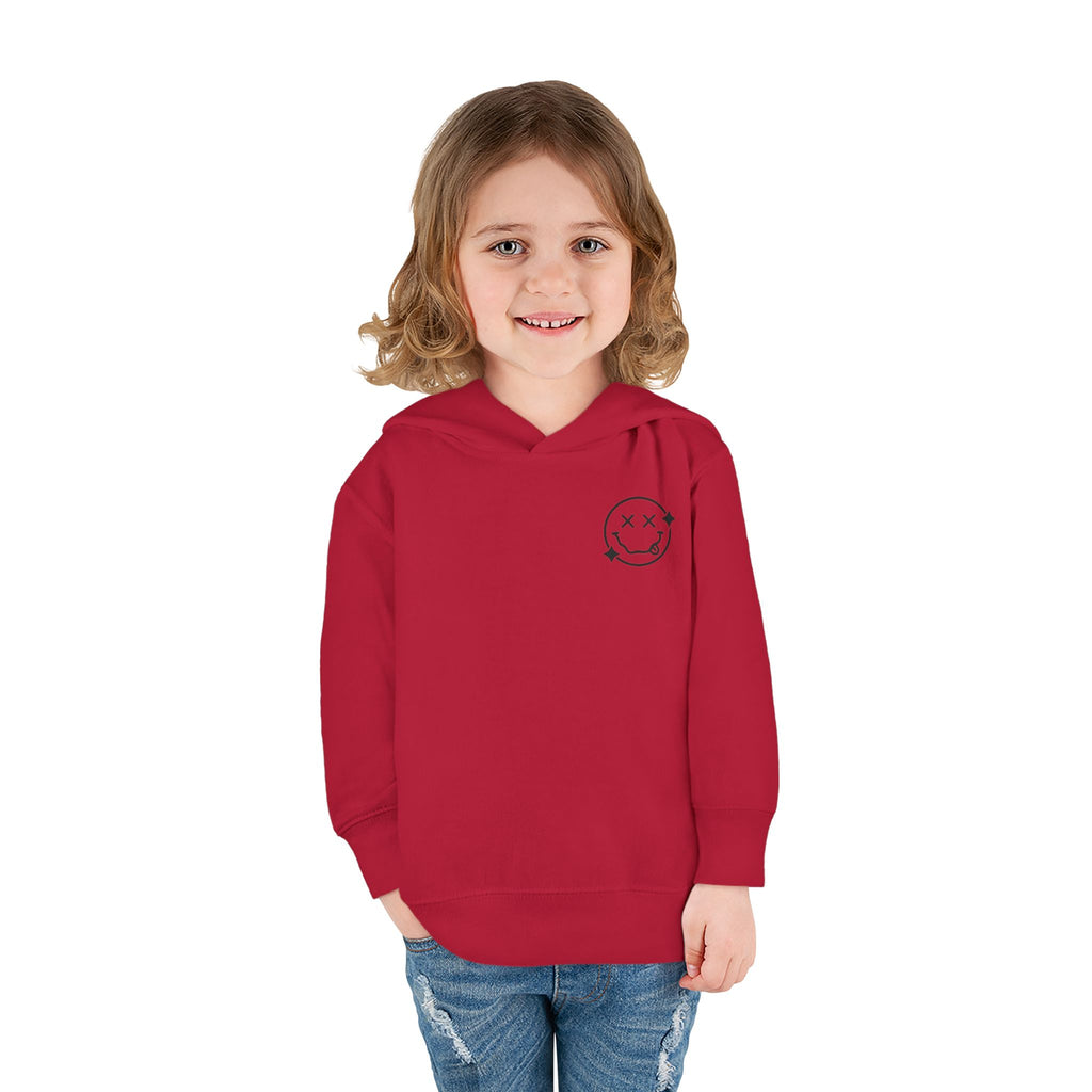Toddler Hoodie — 'Wild Child' Checkerboard Graphic Pullover