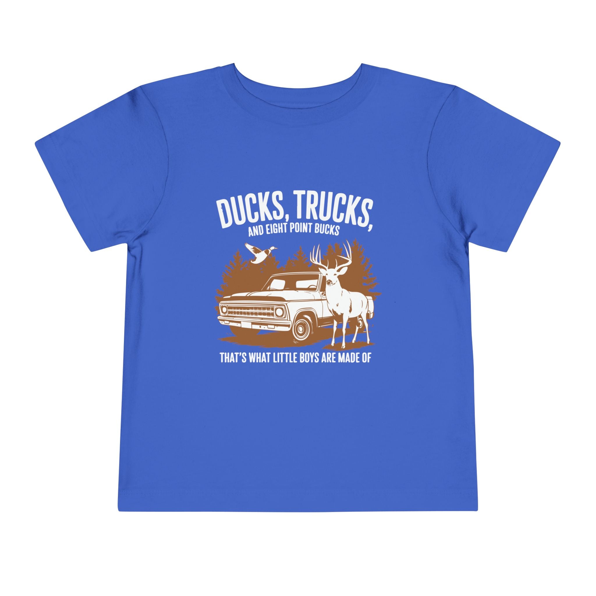 Ducks, Trucks, and Eight Point Bucks- Toddler Tee